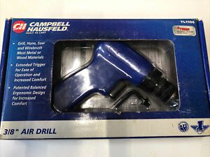 Campbell Hausfeld 3/8&#034; Air Drill TL1106 OPEN BOX 14a