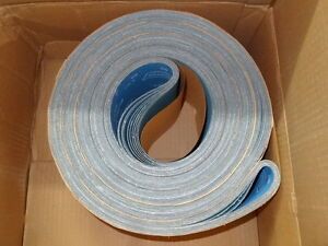 10 pcs NORTON 6&#034; x 271&#034; Grit 80 Zirconia NorZon Plus Plyweld Sanding Belts 61579