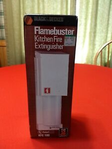 Black and Decker Flamebuster Halon Blend Fire Extinguisher New Open Box Full