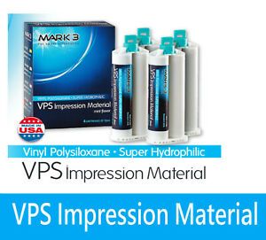 HEAVY BODY FAST SET VPS PVS Dental Impression Material FAST Set 50ML Cartridges