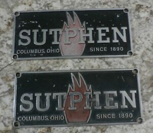 Fire truck Sutphen emblems