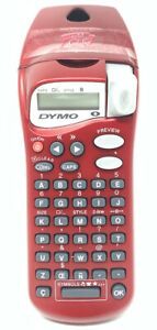 DYMO Letra Tag Label Maker Red Unit Only CLEAN 