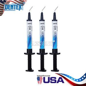 3Kits Dental Composite Resin Pit&amp;Fissure Sealant Light Cure Shade White Color