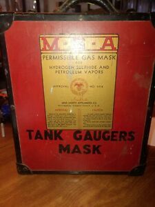 MSA Tank Gaugers Mask In Original Box As Found