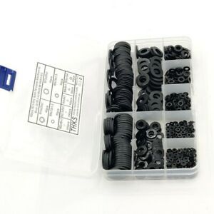 Washers With Box Industrial Assortment Equipment Black Nylon Practical