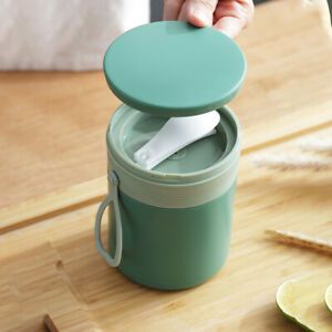 450ml Porridge Insulated Soup Cup With Spoon Lunch Container For Kids Adults