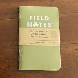 FIELD NOTES Limited Edition ST. PATRICK’S DAY Clover Wednesday RARE De Ceadaoin!