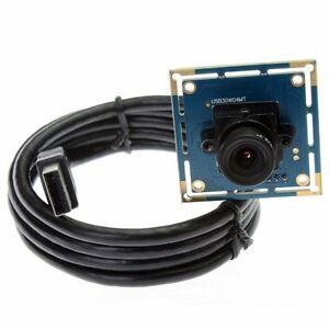 0.3MP USB Video Camera Module w/ 2.8mm Lens OV7725 Free Driver VGA Webcam Board
