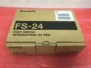 Sony Pedal Foot Switch Model FS-24 Remote stereo mini plug jack 3.5