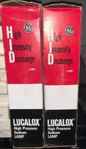 GE Lucalox LU250 High Pressure Sodium Bulbs 250W S50VA-250 (Lot Of 2)