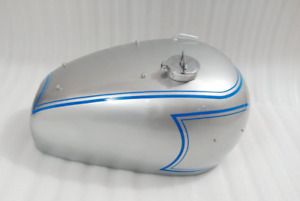 TRIUMPH 5T Speed Twin Silver Painted Alloy Petrol Tank(Modified) with Cap @LS