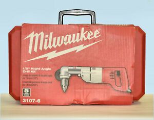 Milwaukee Cat. 3707-6 Right Angle Drill, Accessories, Manual