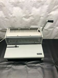IBICO E-KOMBO Commercial Grade Manual Punch and Comb Binding Machine