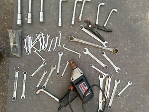 Large Craftsman / Sears Vintage Junk Drawer Lot, wrenches, 3/8 electric drill