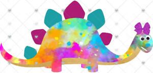Dinosaur Girl Sublimation Transfer, Dinosaur Sublimation, Girl Dinosaur Sub