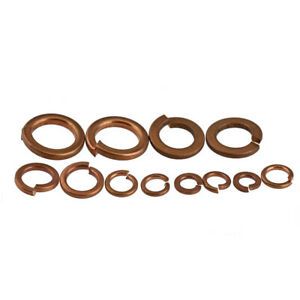 Brass Spring Washers Phosphur Square Section M3 M4 M5 M6 M8 M10 M12 Copper