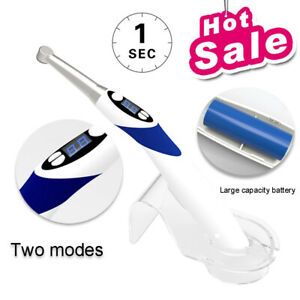 1sec/5sec Dental Curing Light Resin Curing Blue Light Wireless Recharge Dental