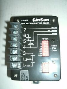 GINSAN GS409 Non Accumulating timer 120vac nib Free Ship