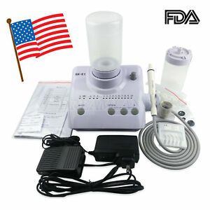 US Portable Dental Ultrasonic Piezo Scaler For EMS Handpiece 5 Tips