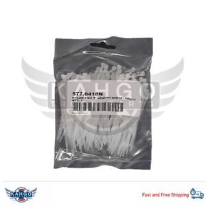 Nylon Zip Ties 4in Length White  577.0418N    BE29550