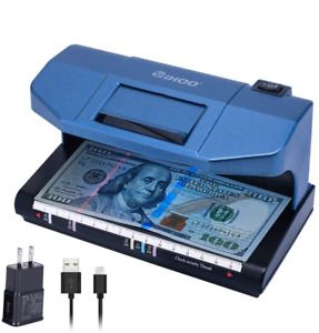 Tihoo Counterfeit Bill Detector With Magnetic And Uv Detection, Money Marker ...