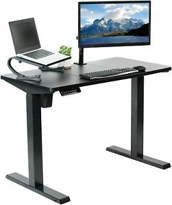 VIVO Electric Height Adjustable Desk, Black New