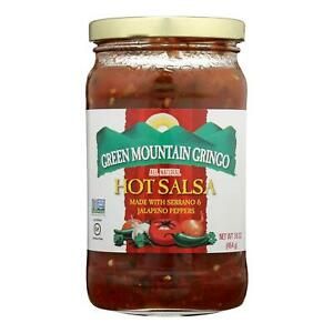 Green Mountain Gringo Salsa - Hot - 16 oz (Pack of 3)