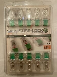 Brand New Curbell Sure-Lock Electrode Clip Safety Banana Clip 10PCS 3mm To 4mm