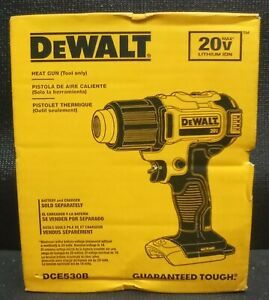Dewalt DCE530B  20 volt Heat Gun Bare tool New/SEALED FAST SHIPPING