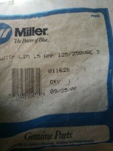NEW Miller 011628 Limit Switch 15Amp