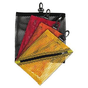 Vaultz Mesh Storage Bags, Assorted Colors and Sizes, 4 Bags VZ01211