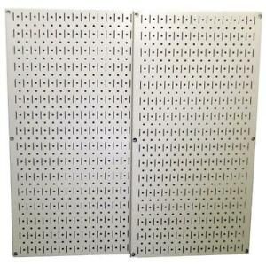 32 in. x 32 in. Beige Metal Pegboard Pack with 2 Pegboard Tool Boards