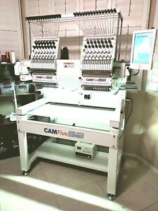 Slightly Used Cam Five Commercial Embroidery Machine Model HT1502