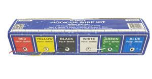 Elenco WK-106 Hook-Up Wire Kit in dispenser box 6 Colors 22 Gauge Solid Wire