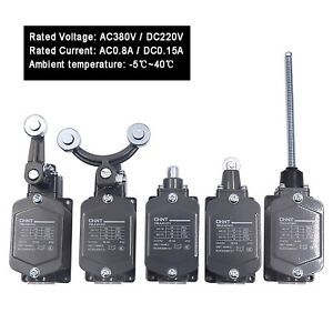 Limit Switch AC380V / DC220 Actuator Adjustable: roller arm rod spring coil