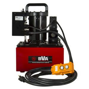 BVA HYDRAULICS PU55S4L025B E-Pump 2.5 Gal. Ltweight 4W/3P Sol Lock