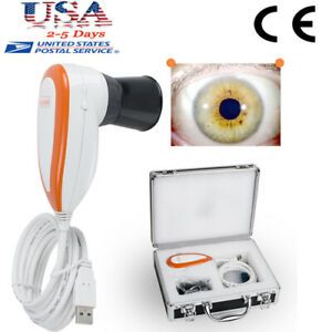 5.0MP USB DigitaI Eye iriscope Iridology camera Iris Analyzer Pro Software New++