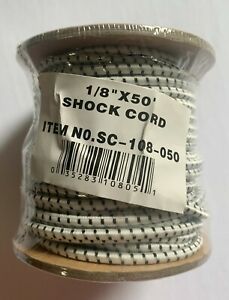 T.W Evans Cordage SC-108-050 1/8-Inch by 50-Feet Elastic Bungee Shock Cord c71