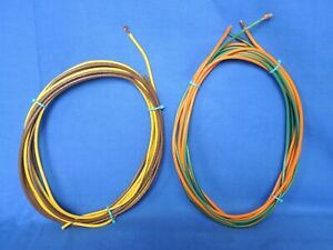 10 gauge copper wire, multi stranded, 11&#039; (1 lot = 2 wires in different colors)