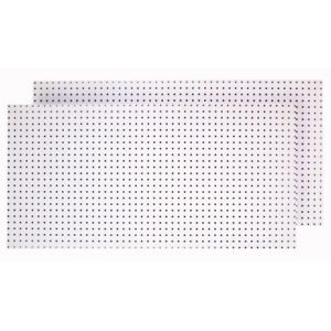 Triton Products Pegboard Wall Organizer Colored Tempered Wood Set of 2