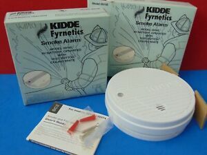 Lot of 2 Kidde Fyrnetics Smoke Alarm 0915E White New in boxes