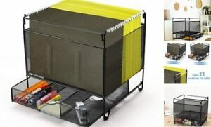 File Organizer Box Document Storage with Drawer Organizer, Detachable Legal