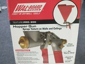 Wal-Board Tools Hopper Gun Texture-Pro 200 3-Spray Tips On-Gun Flow Control
