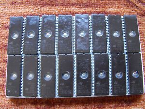 ELEKTRONIK BAUTEILE*16 x EPROM*M27C512*KERAMIK*KONVOLUT*GEBRAUCHT*BASTLER*