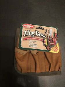 NEW Bucket Boss Mug Boss Desk &amp; Workbench Organizer 12 Pockets Fits 10-12 oz Mug