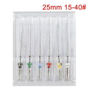 6pcs Dental Endodontic NiTi DK Files 25mm Taper 04 for Engine Endo Motor DK4 Ys