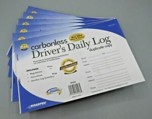Driver&#039;s Daily Log - Carbonless - 6 Books