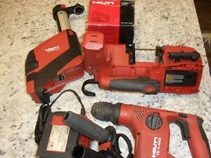 Hilti hammer drill with band saw