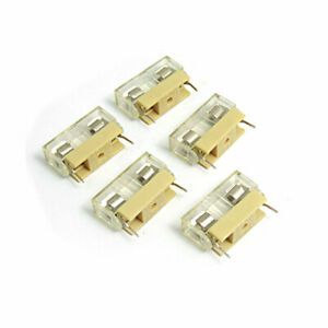 5 Pcs Horizontal 5 x 20mm Fuse Holder XS-1033-1 250V