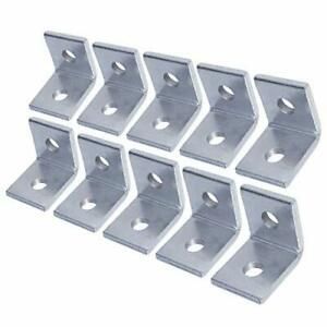 Highcraft DBC-H12-10 Heavy Duty Shelf Brackets L Corner Brace for 1/2 in. Dia...